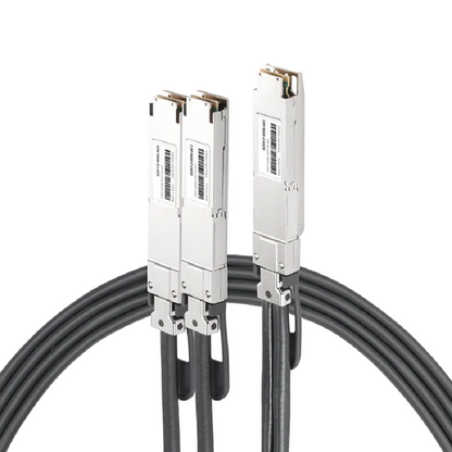 Arista Compatible AEC 3m (10ft) Twin-port 2x400Gb/s OSFP Finned Top to 2x400Gb/s OSFP Flat Top Active Electrical Splitter Cable SFPS