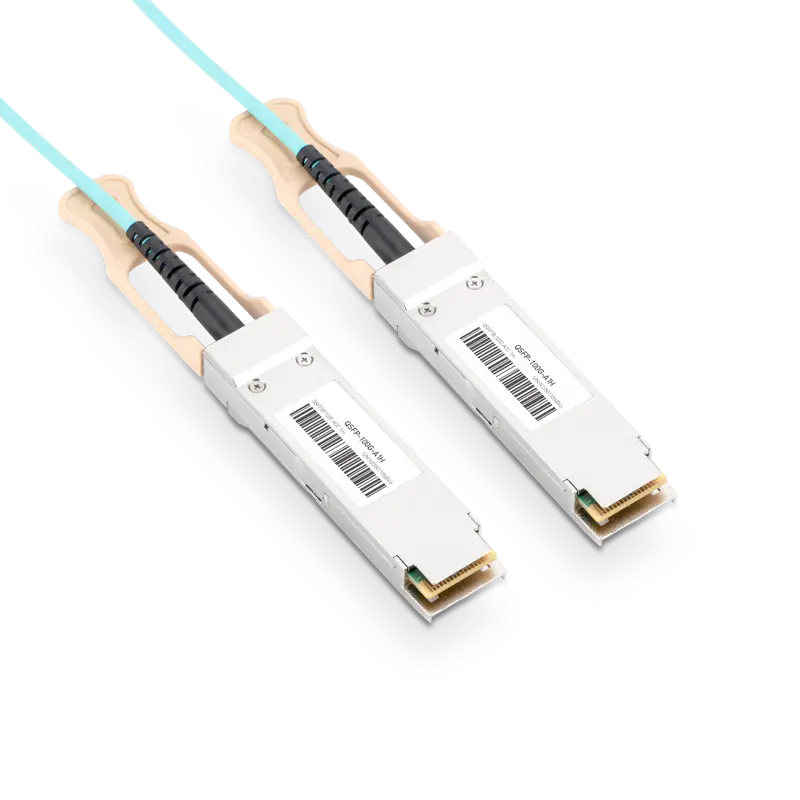 NVIDIA/Mellanox MFA1A00-E010/MFA1A00-E010_FF Compatible AOC 10m (33ft) 100Gb/s QSFP28 InfiniBand EDR LSZH Active Fiber Cable (850nm, MMF) SFPS