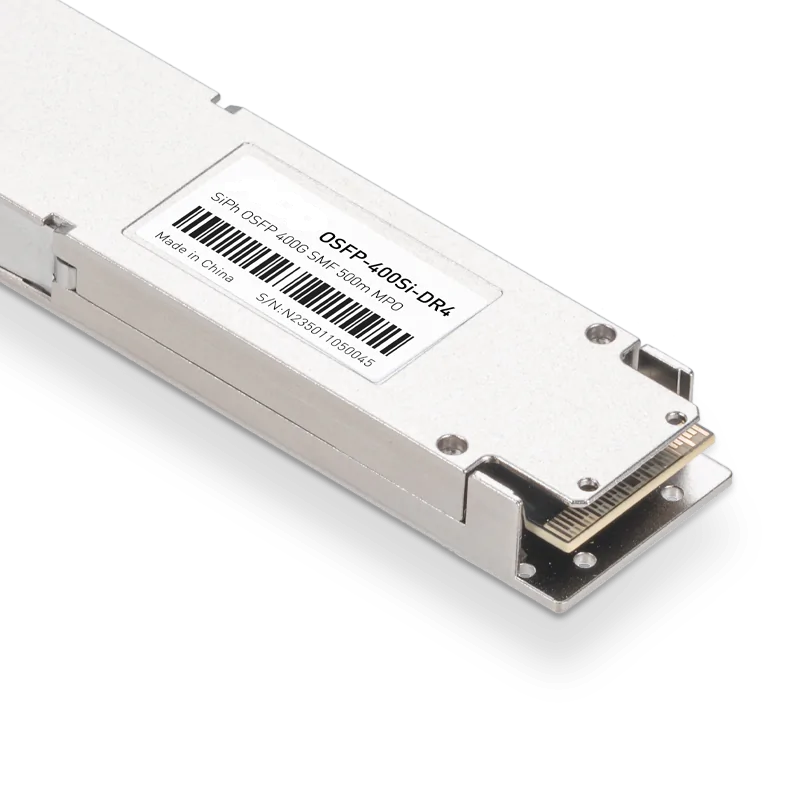 Generic Compatible 400GBASE-DR4 OSFP PAM4 1310nm 500m DOM MPO-12/APC SMF Silicon Photonics Optical Transceiver Module SFPS