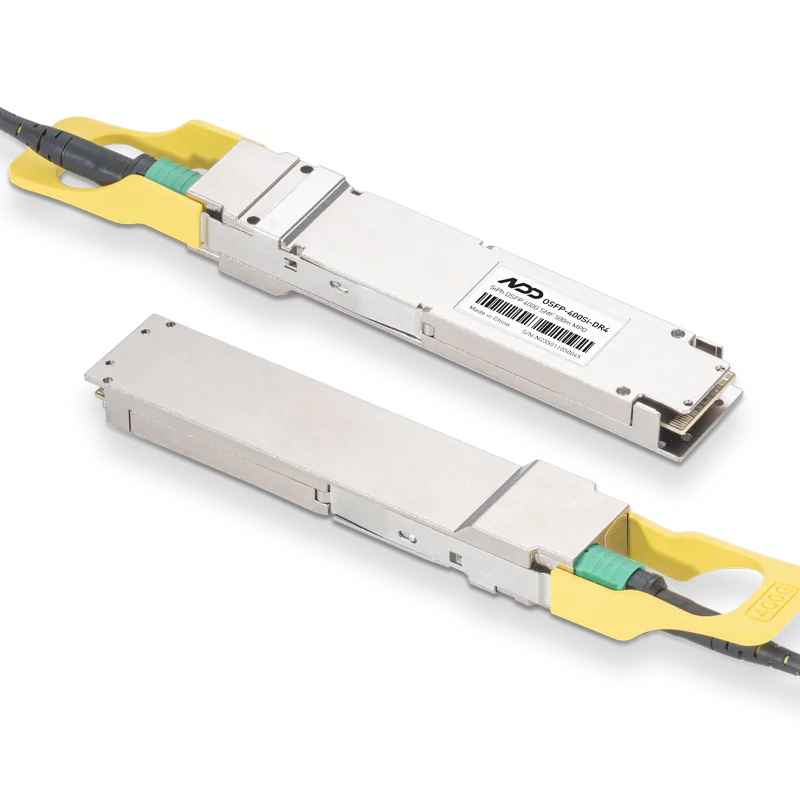 Generic Compatible 400GBASE-DR4 OSFP PAM4 1310nm 500m DOM MPO-12/APC SMF Silicon Photonics Optical Transceiver Module SFPS