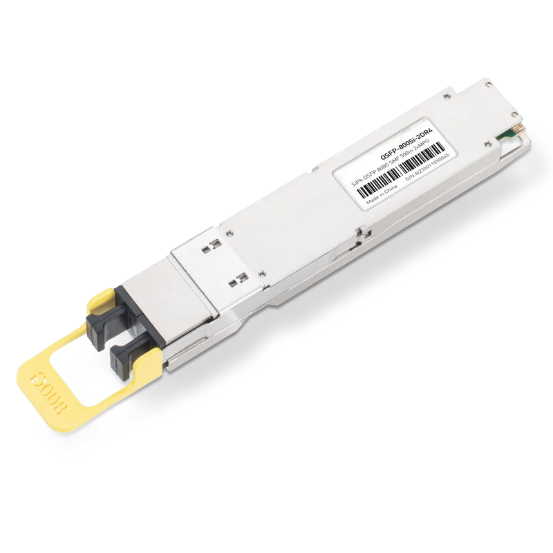 Generic Compatible 800GBASE-2xDR4/DR8 OSFP PAM4 1310nm 500m DOM Dual MPO-12/APC SMF Silicon Photonics Optical Transceiver Module SFPS