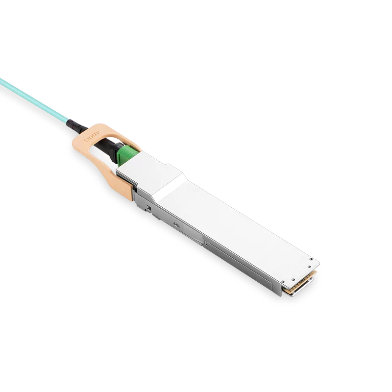 NVIDIA/Mellanox Compatible AOC 3m (10ft) 200Gb/s OSFP to 200Gb/s QSFP56 InfiniBand HDR Active Optical Cable (Flat top, 850nm, MMF, LSZH) SFPS