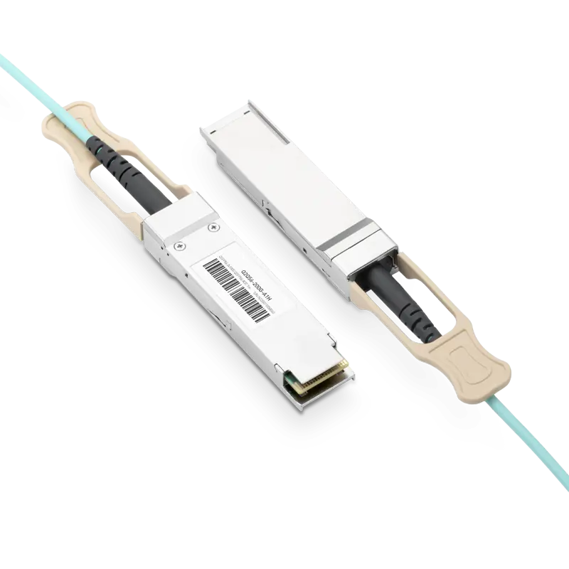 NVIDIA/Mellanox MFS1S50-H007E/MFS1S50-H007V Compatible AOC 7m (23ft) InfiniBand HDR 200Gb/s to 2x100Gb/s QSFP56 to 2xQSFP56 Active Optical Splitter Cable (850nm, MMF, LSZH) SFPS