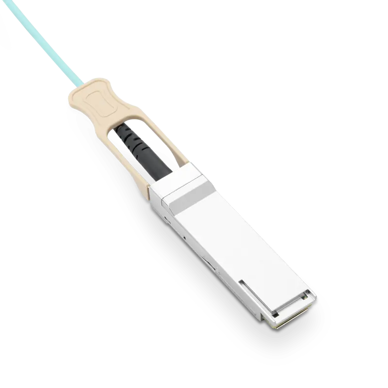 NVIDIA/Mellanox MFS1S50-V020E Compatible AOC 20m (66ft) Ethernet 200GbE to 2x100GbE QSFP56 Active Optical Splitter Cable SFPS
