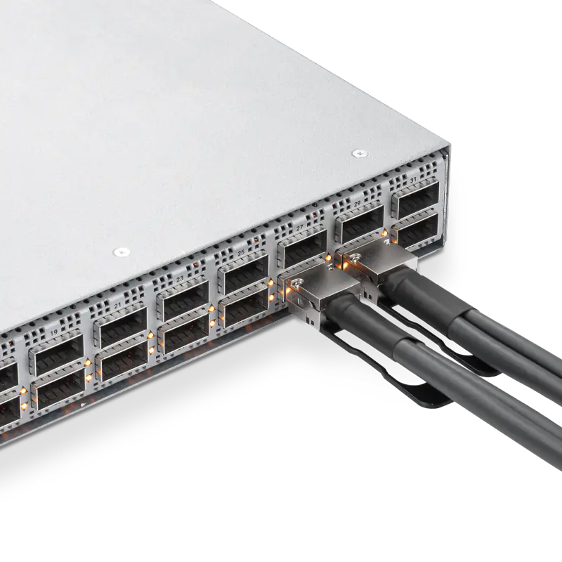 Cisco QDD-400-CU1M Compatible 1m (3ft) 400G QSFP-DD Passive Direct Attach Copper Twinax Cable SFPS