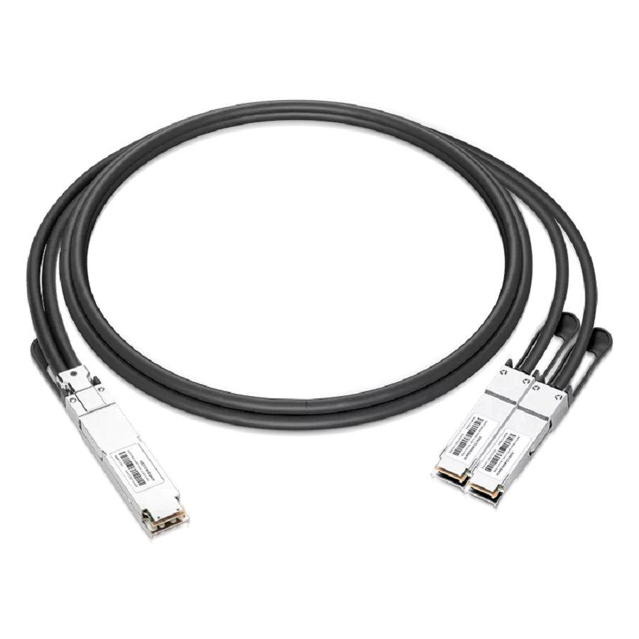 NVIDIA/Mellanox MCP7Y10-N001 (980-9I928-00N001) Compatible DAC 1m (3ft) Twin-port 2x400Gb/s OSFP Finned Top to 2x400Gb/s QSFP112 Flat Top InfiniBand NDR Passive Copper Splitter Cable SFPS
