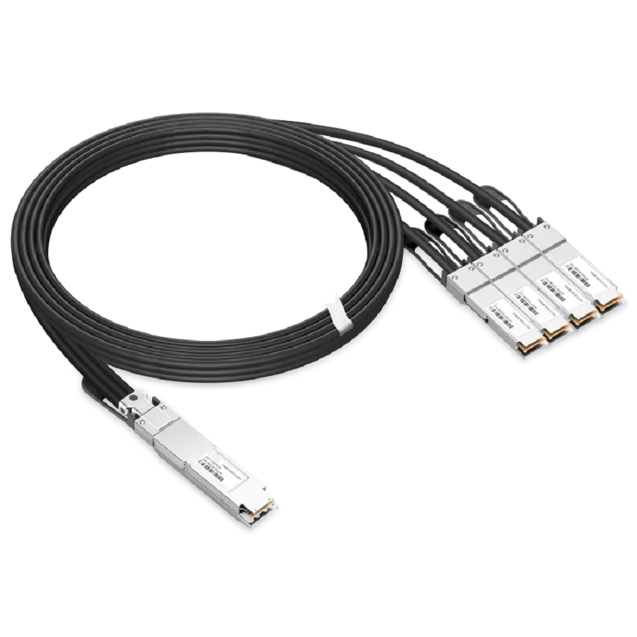 NVIDIA/Mellanox MCP7Y70-H001 Compatible DAC 1m (3ft) 400Gb/s OSFP to 4x100Gb/s QSFP56 InfiniBand HDR Passive Copper Splitter Cable SFPS