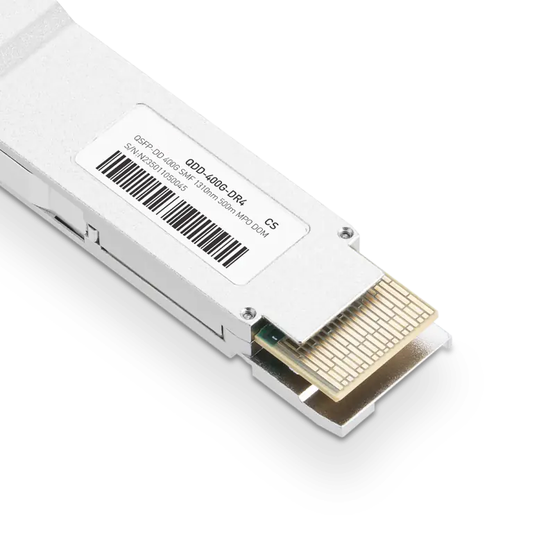 Cisco QDD-400G-DR4-S Compatible 400GBASE-DR4 QSFP-DD PAM4 1310nm 500m FEC MTP/MPO-12 APC SMF Optical Transceiver Module SFPS