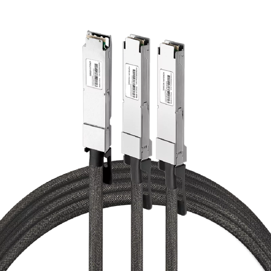 NVIDIA/Mellanox Compatible DAC 1m (3ft) Twin-port 2x800Gb/s OSFP224 IHS/Finned Top to 2x800Gb/s OSFP224 RHS/Flat Top InfiniBand XDR Passive Copper Splitter Cable SFPS