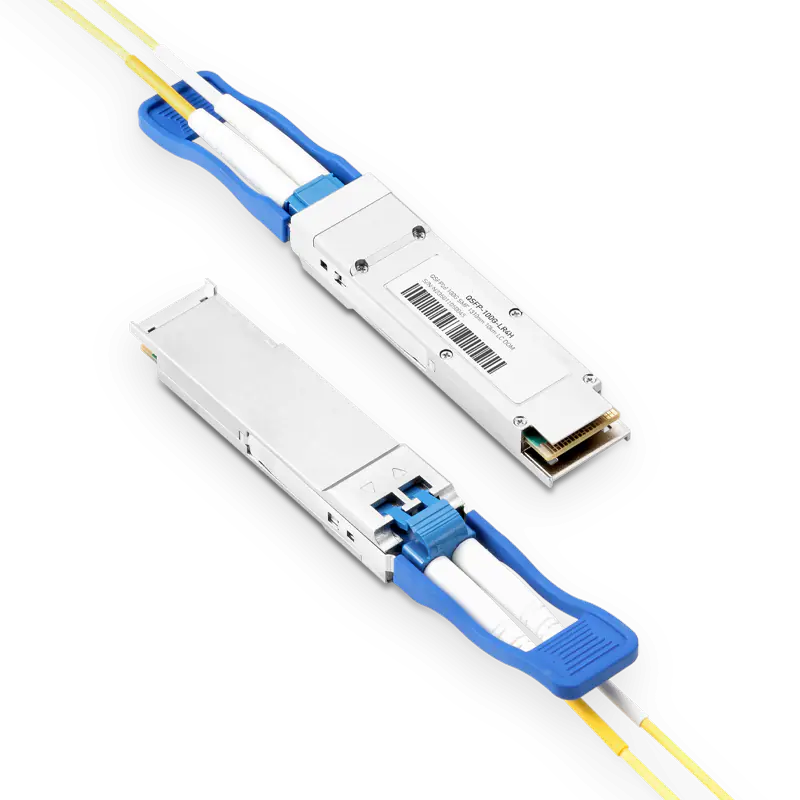 NVIDIA/Mellanox MMA1L10-CR Compatible 100Gb/s QSFP28 LR4 1310nm 10km DOM Duplex LC InfiniBand EDR Optical Transceiver Module for SMF, MCX556A-ECAT, MCX653106A-HDAT SFPS