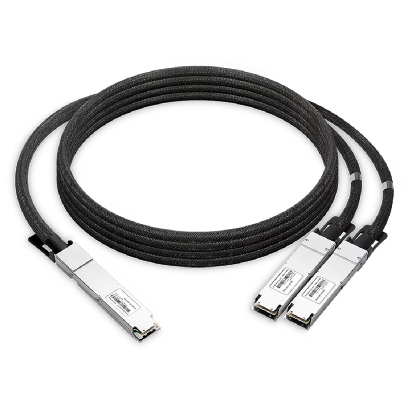 NVIDIA/Mellanox Compatible DAC 1m (3ft) Twin-port 2x800Gb/s OSFP224 IHS/Finned Top to 2x800Gb/s OSFP224 RHS/Flat Top InfiniBand XDR Passive Copper Splitter Cable SFPS