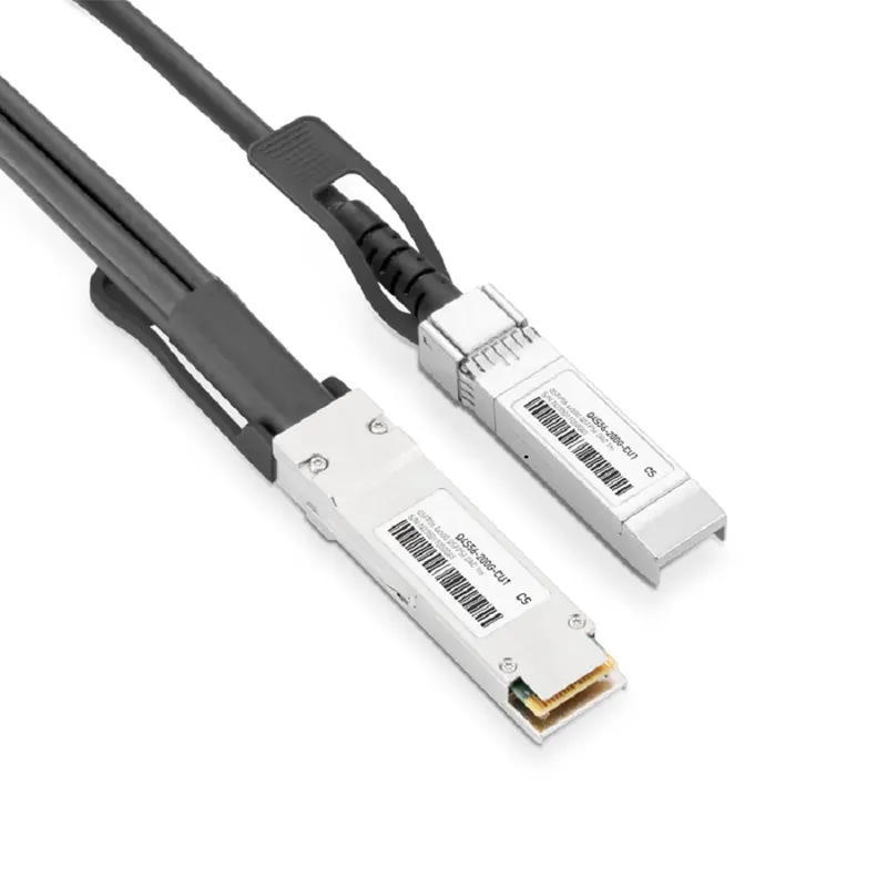 NVIDIA/Mellanox MCP7H70-V003R26 Compatible 3m (10ft) 200G QSFP56 to 4X50G SFP56 Passive Direct Attach Copper Breakout Cable 28AWG SFPS