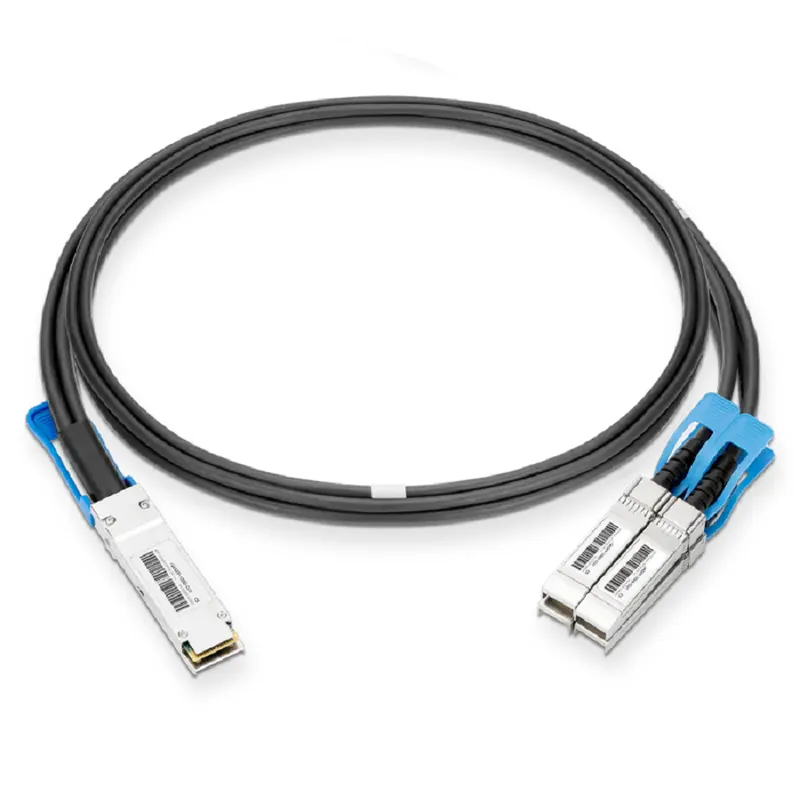Dell DAC-Q28-4SFP28-25G-1M Compatible 1m (3ft) 100G QSFP28 to 4X25G SFP28 Passive Direct Attach Copper Breakout Cable SFPS