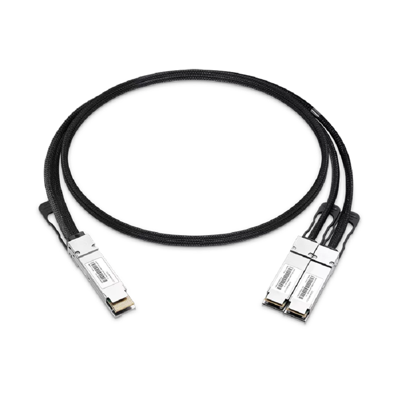 Juniper QDD-2X200G-2M Compatible 2m (7ft) 400G QSFP-DD to 2X200G QSFP56 Passive Direct Attach Copper Breakout Cable for DGX Spark AI Clusters SFPS