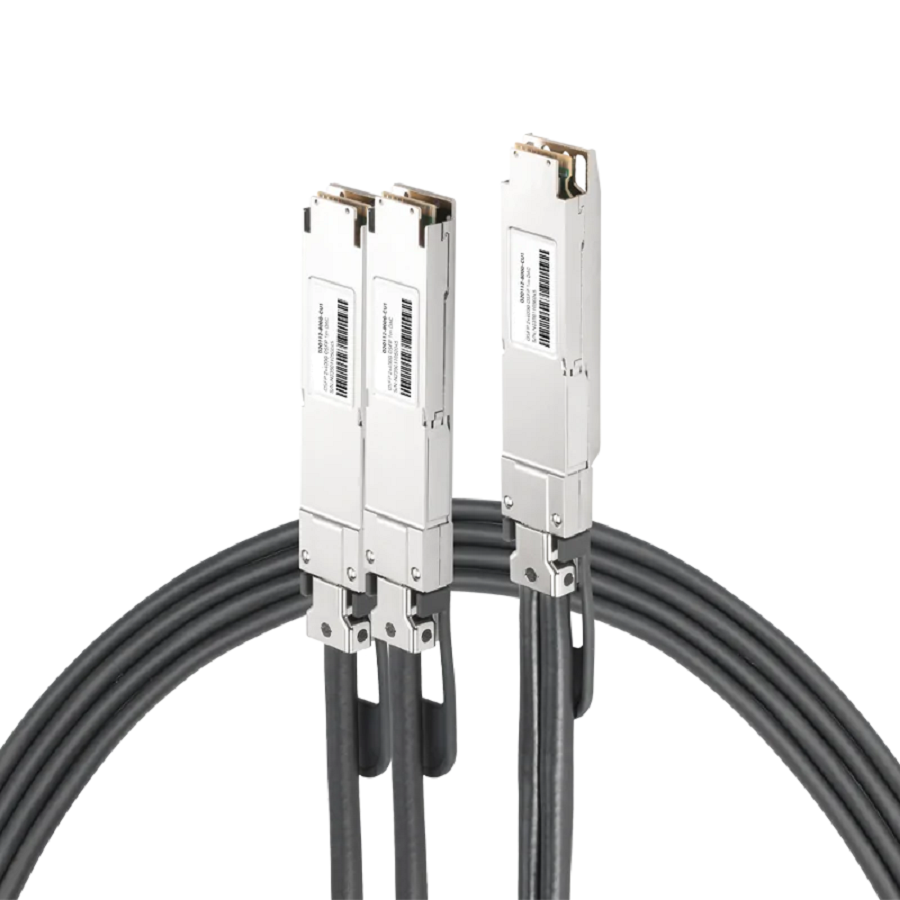 NVIDIA/Mellanox MCP7Y00-N001 Compatible DAC 1m (3ft) Twin-port 800Gb/s OSFP Finned Top to 2x400Gb/s OSFP Flat Top Passive Copper Splitter Cable SFPS