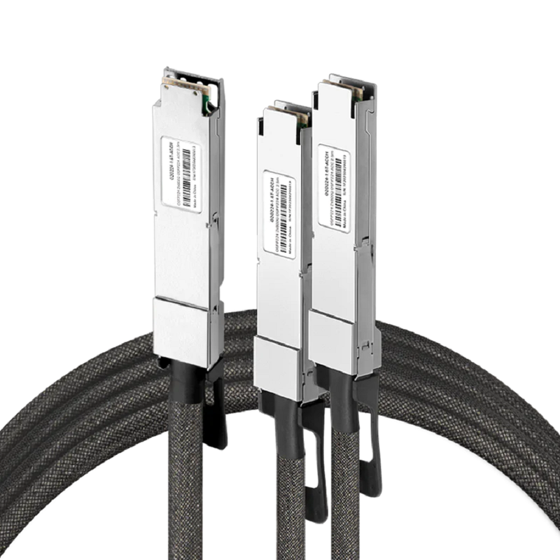NVIDIA/Mellanox MCA7K10-X002 Compatible ACC 2m (7ft) Twin-port 2x800Gb/s OSFP224 IHS/Closed Finned Top to 2x800Gb/s OSFP224 RHS/ Flat Top InfiniBand XDR Active Copper Splitter Cable SFPS