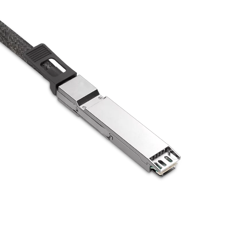 NVIDIA/Mellanox Compatible ACC 3m (10ft) Twin-port 2x400Gb/s OSFP Finned Top to 2x400Gb/s OSFP Flat Top InfiniBand NDR Active Copper Splitter Cable SFPS