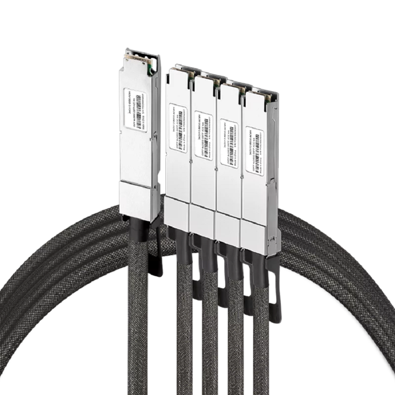 Cisco Compatible ACC 4m (13ft) Twin-port 4x200Gb/s OSFP Finned Top to 4x200Gb/s OSFP Flat Top Active Copper Splitter Cable SFPS