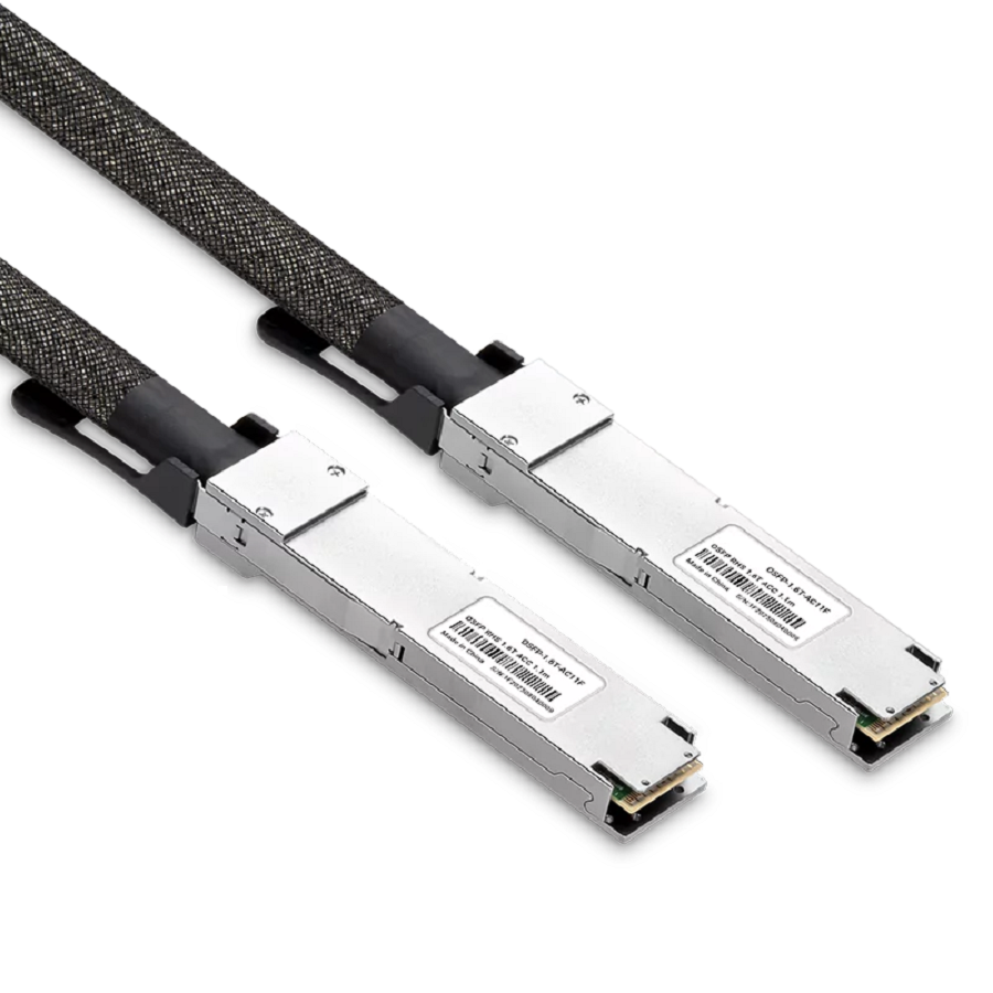 Juniper Compatible ACC 1.1m (3ft) Twin-port 2x800Gb/s OSFP224 RHS/Flat Top to Twin-port 2x800Gb/s OSFP224 RHS/Flat Top Active Copper Cable for Liquid-Cooled QFX5250 Series Switch SFPS