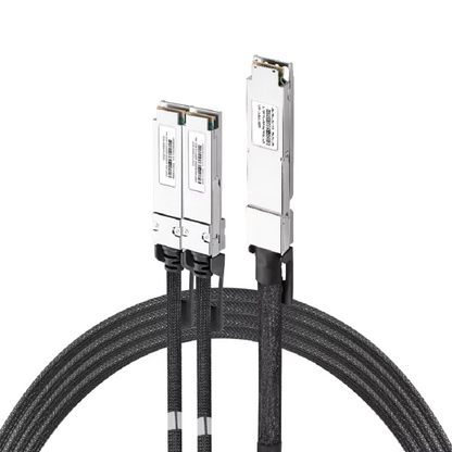 NVIDIA/Mellanox MCA7J65-N004 (980-9I81B-00N004) Compatible ACC 4m (13ft) Twin-port 2x400Gb/s OSFP Finned Top to 2x400Gb/s QSFP112 Flat Top InfiniBand NDR Active Copper Splitter Cable SFPS