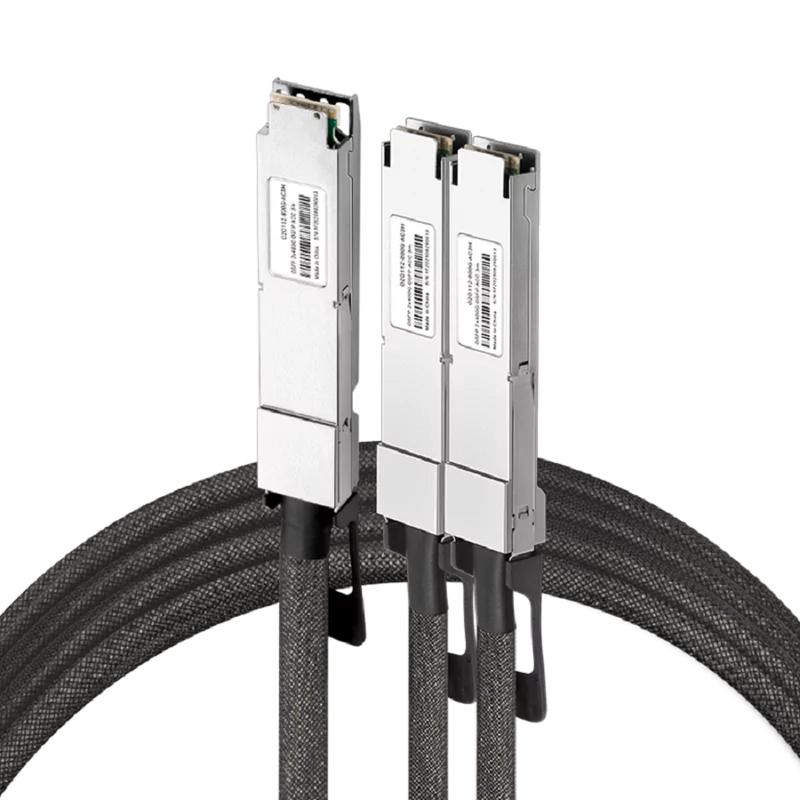 NVIDIA/Mellanox Compatible AEC 4m (13ft) Twin-port 2x400Gb/s OSFP Finned Top to 2x400Gb/s OSFP Flat Top InfiniBand NDR Active Electrical Splitter Cable SFPS