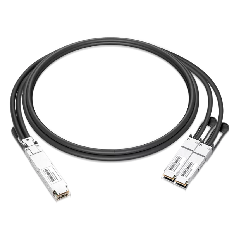 NVIDIA/Mellanox MCP7Y10-N002 (980-9I929-00N002) Compatible DAC 2m (7ft) Twin-port 2x400Gb/s OSFP Finned Top to 2x400Gb/s QSFP112 Flat Top InfiniBand NDR Passive Copper Splitter Cable SFPS