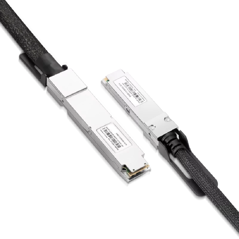 NVIDIA/Mellanox MCA7J65-N004 Compatible ACC 4m (13ft) Twin-port 2x400Gb/s OSFP Finned Top to 2x400Gb/s QSFP112 Flat Top Active Copper Splitter Cable SFPS