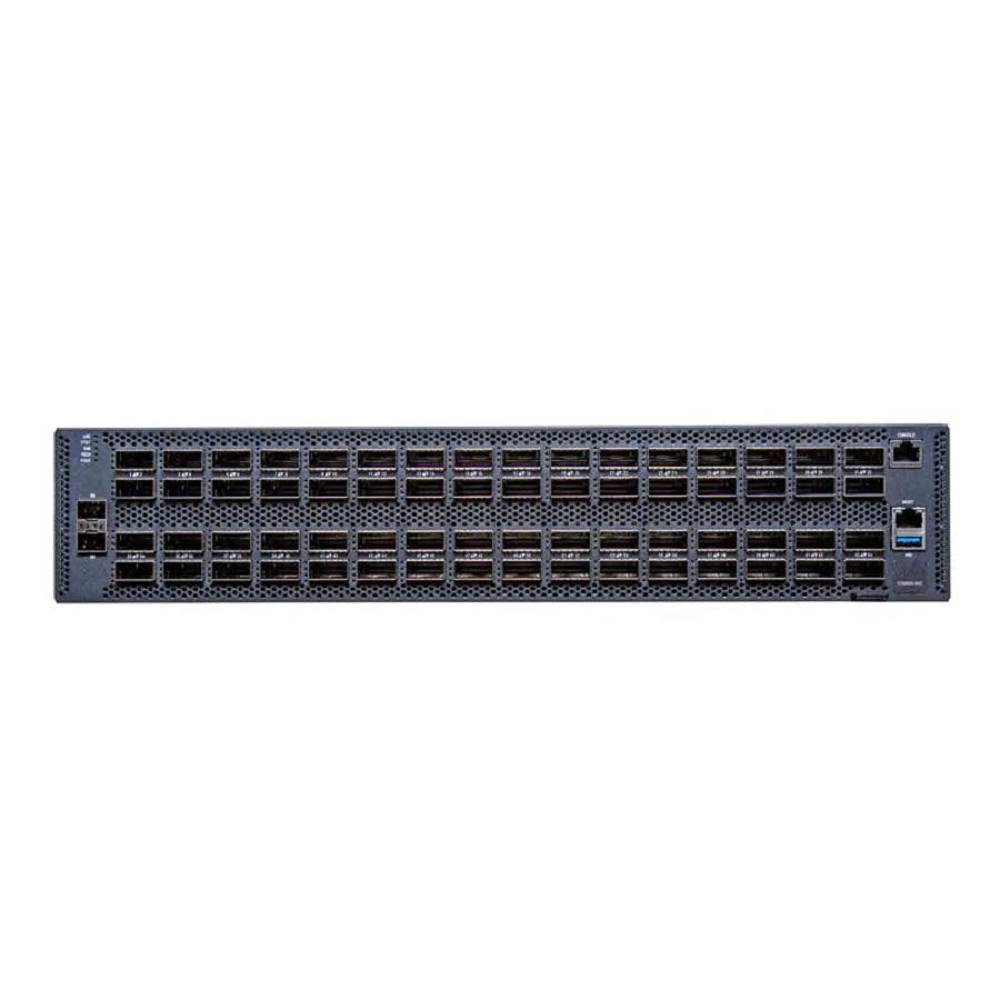 N9200-64DC, 64x 400G QSFP-DD, Broadcom Tomahawk 4, Enterprise SONiC by NADDOD, High-Performance, Low-Latency, AI Fabric-Supported AI Data Center Switch SFPS