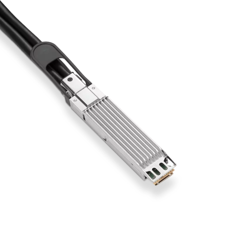 NVIDIA/Mellanox Compatible DAC 2m (7ft) Twin-port 2x400Gb/s OSFP Finned Top to 2x400Gb/s OSFP Flat Top Passive Copper Cable SFPS