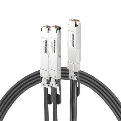 Arista Compatible DAC 1m (3ft) Twin-port 800Gb/s OSFP Finned Top to 2x400Gb/s OSFP Flat Top Passive Copper Splitter Cable SFPS