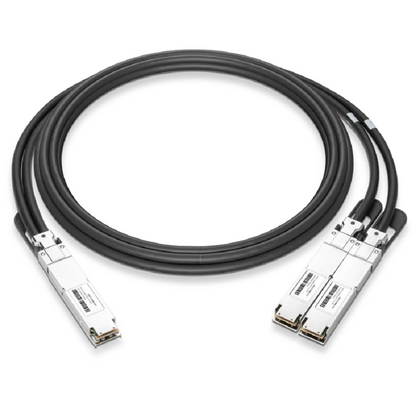 NVIDIA/Mellanox Compatible AEC 5m (16ft) Twin-port 2x400Gb/s OSFP Finned Top to 2x400Gb/s OSFP Flat Top Active Electrical Splitter Cable SFPS