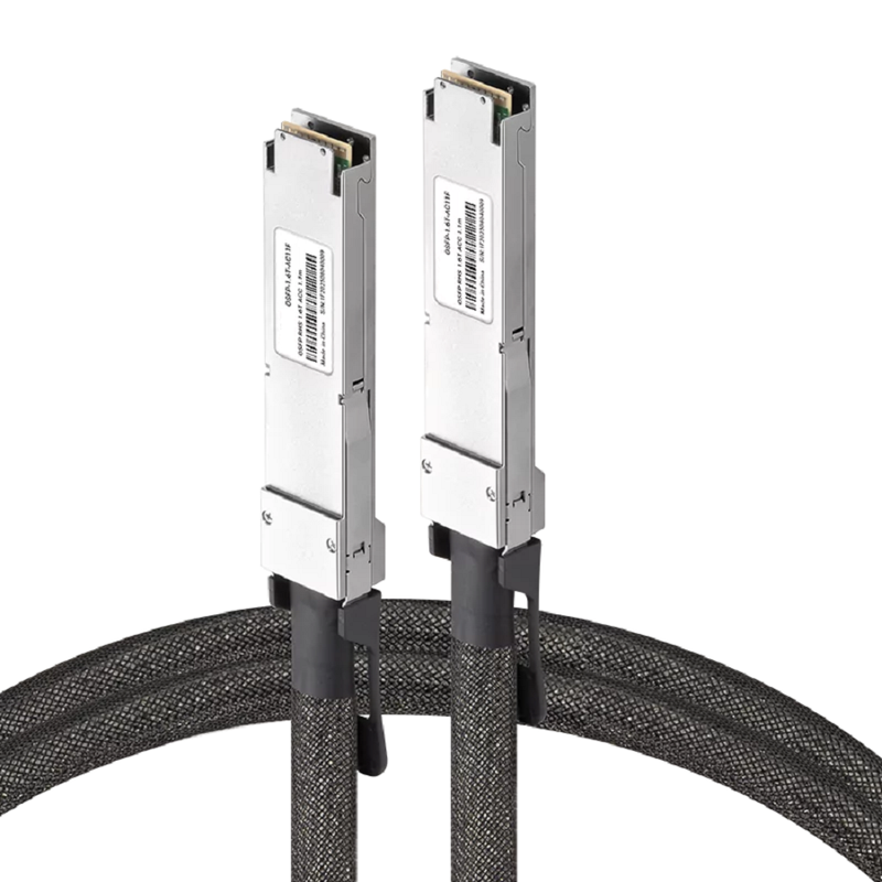 NVIDIA/Mellanox MCA4K00-X001-RHS Compatible ACC 1.1m (3ft) Twin-port 2x800Gb/s OSFP224 RHS/Flat Top to Twin-port 2x800Gb/s OSFP224 RHS/Flat Top Active Copper Cable for Liquid-Cooled Spectrum-6 SN6600-LD Switch SFPS