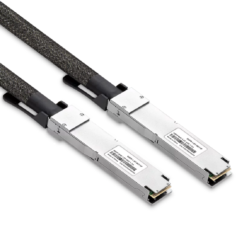 NVIDIA/Mellanox MCA4K00-X001-RHS Compatible ACC 1.1m (3ft) Twin-port 2x800Gb/s OSFP224 RHS/Flat Top to Twin-port 2x800Gb/s OSFP224 RHS/Flat Top Active Copper Cable for Liquid-Cooled Spectrum-6 SN6600-LD Switch SFPS