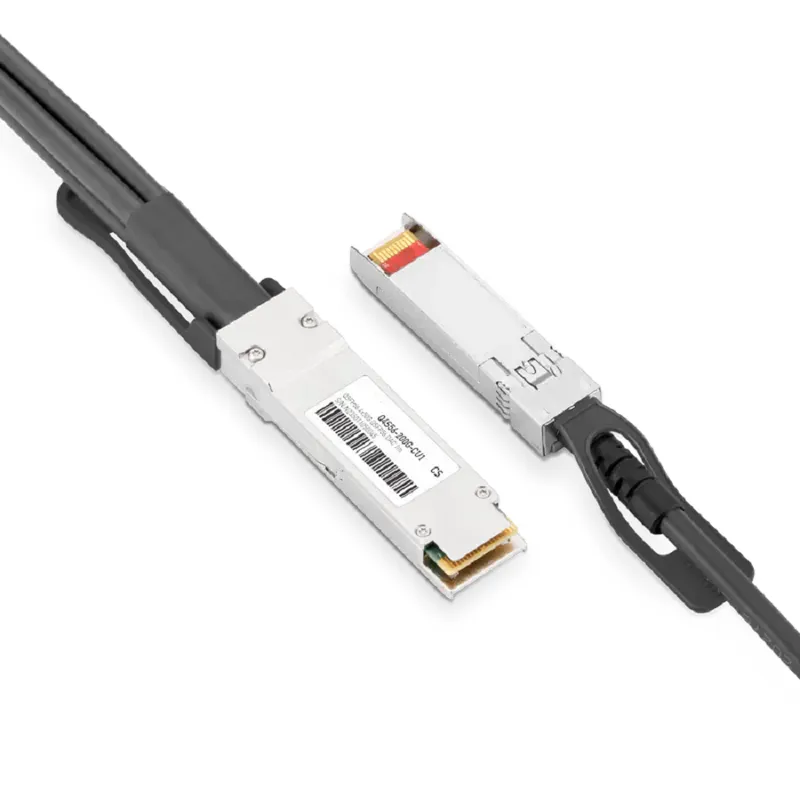 Generic Compatible 1m (3ft) 200G QSFP56 to 4X50G SFP56 Passive Direct Attach Copper Breakout Cable 30AWG SFPS