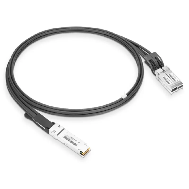 Generic Compatible 1m (3ft) 200G QSFP56 to 4X50G SFP56 Passive Direct Attach Copper Breakout Cable 30AWG SFPS