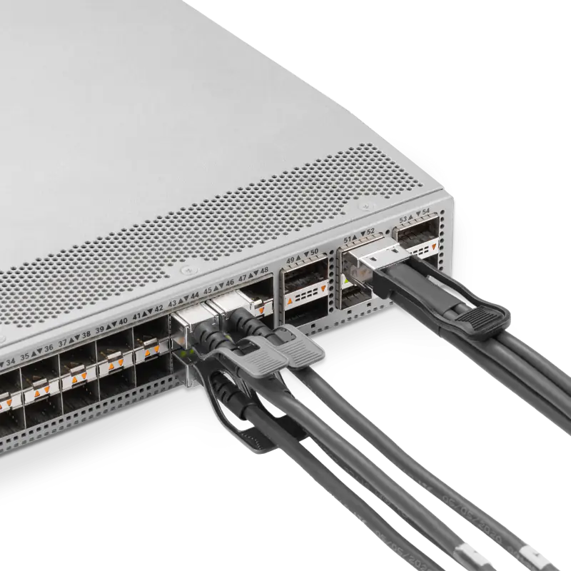 NVIDIA/Mellanox MCP7H70-V003R26 Compatible 3m (10ft) 200G QSFP56 to 4X50G SFP56 Passive Direct Attach Copper Breakout Cable 28AWG SFPS