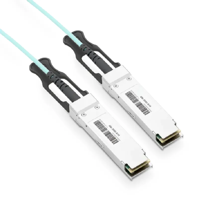 NVIDIA/Mellanox MFS1S00-H003E/MFS1S00-H003V/MFS1S00-H003-LL Compatible AOC 3m (10ft) 200Gb/s QSFP56 InfiniBand HDR LSZH Active Fiber Cable (850nm , MMF) SFPS