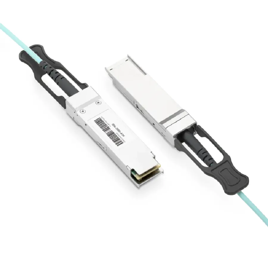 NVIDIA/Mellanox MFS1S00-H003E/MFS1S00-H003V/MFS1S00-H003-LL Compatible AOC 3m (10ft) 200Gb/s QSFP56 InfiniBand HDR LSZH Active Fiber Cable (850nm , MMF) SFPS