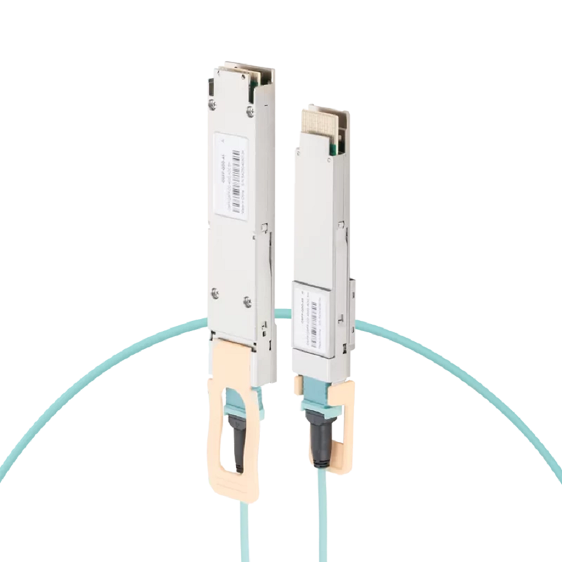 NVIDIA/Mellanox Compatible 20m (66ft) 400G OSFP to QSFP-DD Active Optical Cable SFPS
