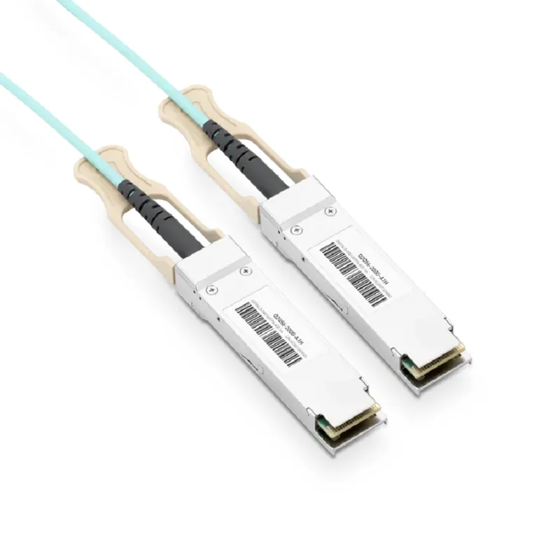 NVIDIA/Mellanox MFS1S50-H001E/MFS1S50-H001V Compatible AOC 1m (3ft) InfiniBand HDR 200Gb/s to 2x100Gb/s QSFP56 to 2xQSFP56 Active Optical Splitter Cable (850nm, MMF, LSZH) SFPS