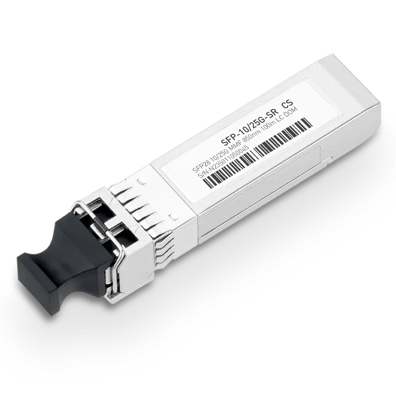 Broadcom Compatible 25GBASE-SR SFP28 850nm 70m (OM3) /100m (OM4) DOM Duplex LC Transceiver Module for MMF SFPS