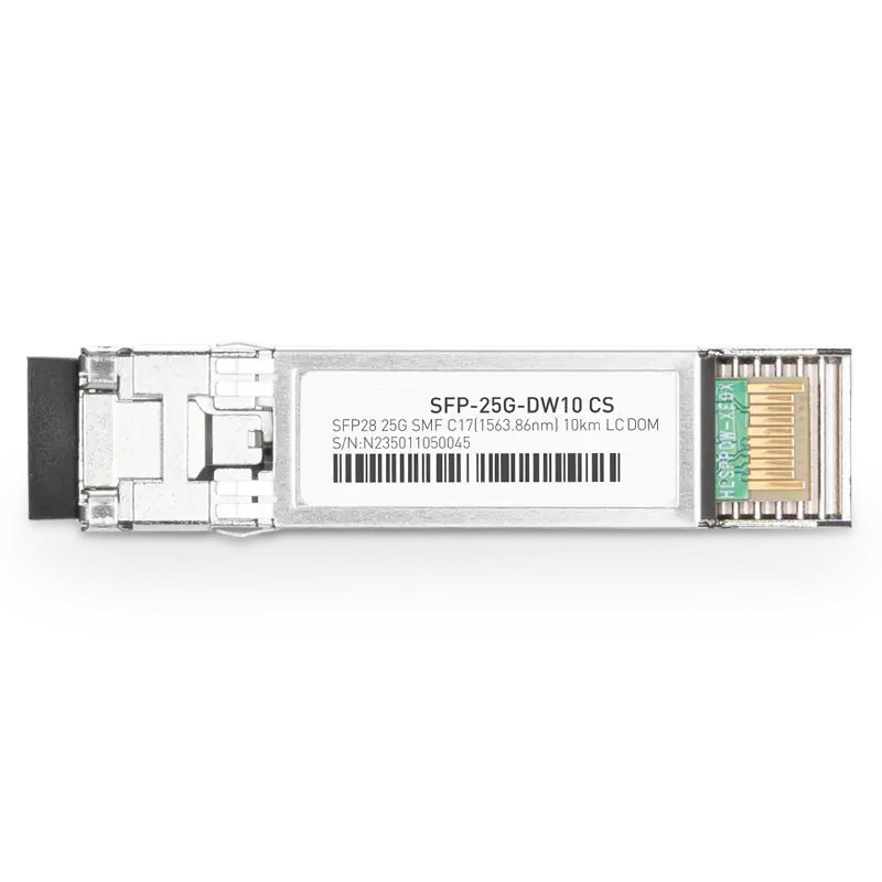 Cisco C60 DWDM-SFP25G-29.55 Compatible 25GBASE-DW10 SFP28 C60 10km Duplex LC Transceiver Module for SMF SFPS