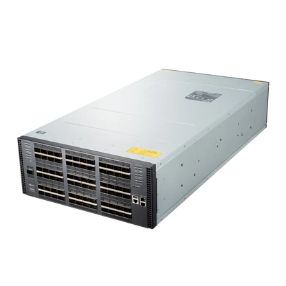 NVIDIA Quantum-X800 XDR InfiniBand Switch, Q3400-RA, 4U, 144 XDR Ports over 72 OSFP Cages, Powered by the Quantum-3 ASIC, 8 Power Supplies (Power Cords Not Included), Standard Depth, Managed, C2PAirflow, Rail Kit SFPS