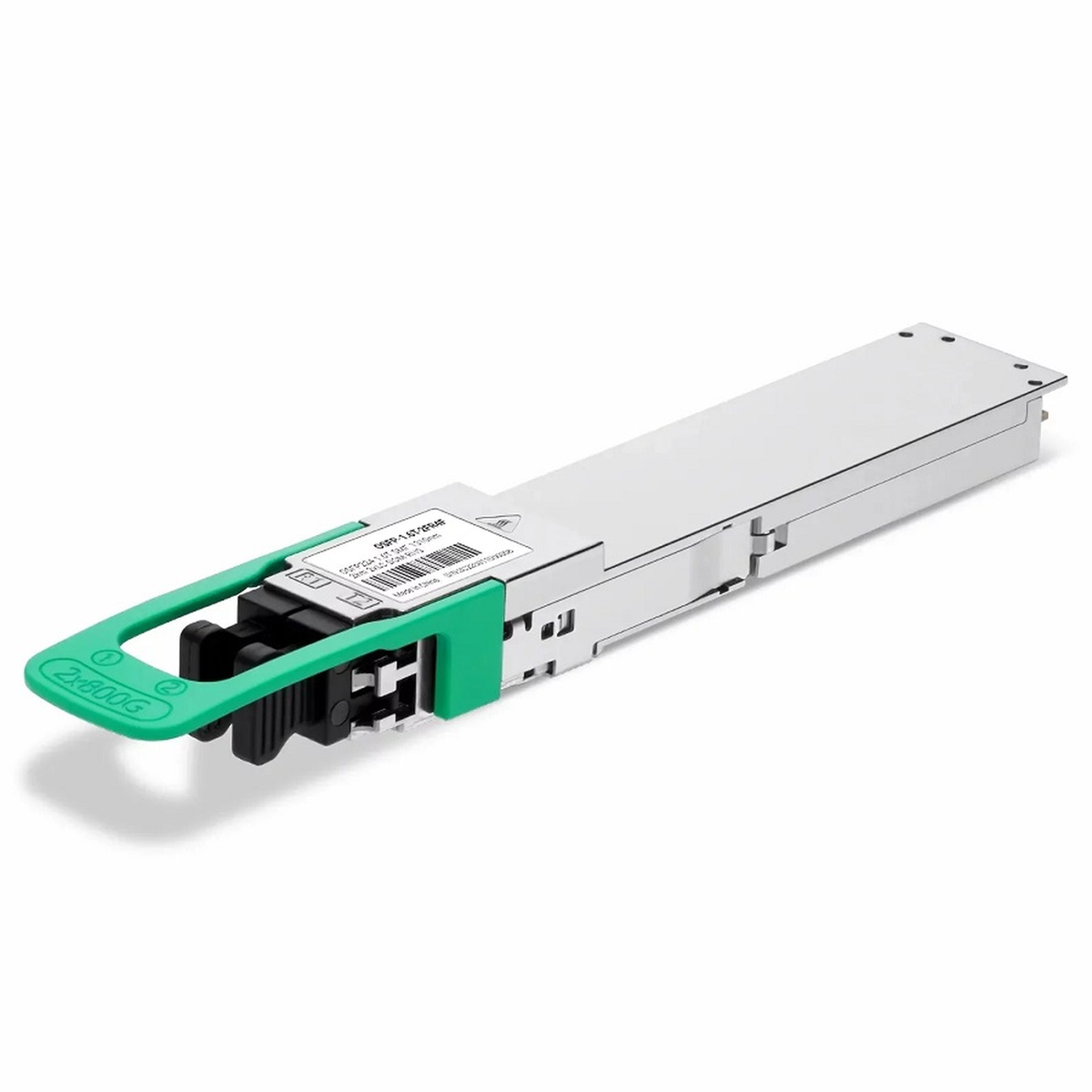 Juniper Compatible 1.6T 2xFR4 OSFP224 RHS/Flat Top PAM4 Broadcom 3nm DSP (Sian3 | BCM83628) 1310nm 2km SMF DOM Dual LC Duplex Silicon Photonics Transceiver Module for Liquid-Cooled QFX5250 Series Switch SFPS