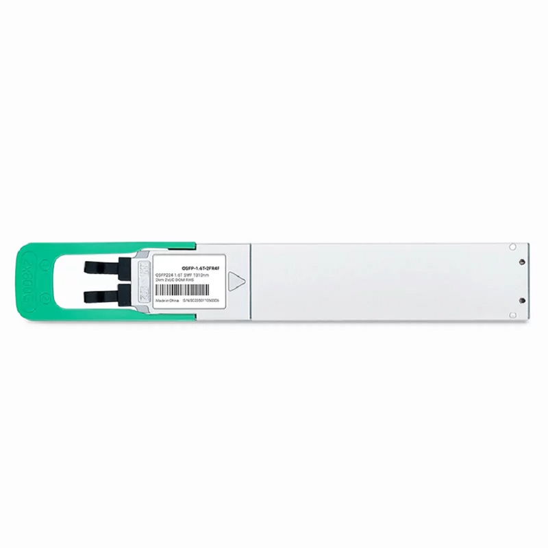 Juniper Compatible 1.6T 2xFR4 OSFP224 RHS/Flat Top PAM4 Broadcom 3nm DSP (Sian3 | BCM83628) 1310nm 2km SMF DOM Dual LC Duplex Silicon Photonics Transceiver Module for Liquid-Cooled QFX5250 Series Switch SFPS