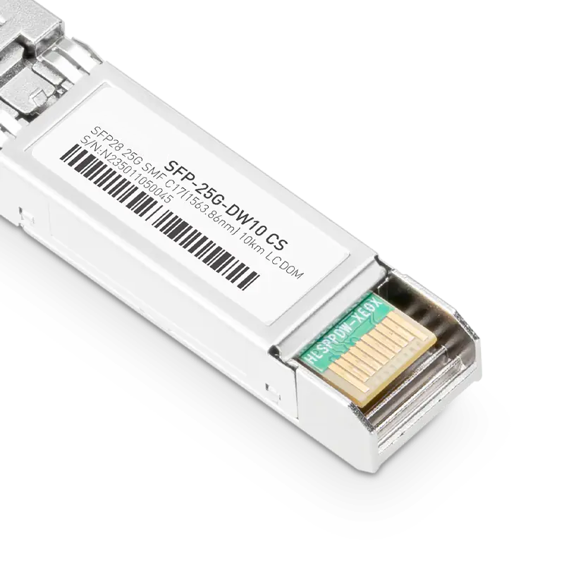 Cisco C48 DWDM-SFP25G-38.98 Compatible 25GBASE-DW10 SFP28 C48 10km Duplex LC Transceiver Module for SMF SFPS