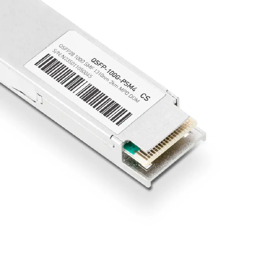 Cisco Compatible 100GBASE-PSM4 QSFP28 1310nm 2km MPO/MTP-12 Transceiver Module for SMF SFPS