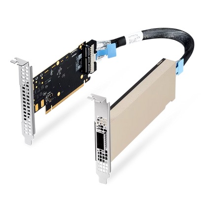 NVIDIA/Mellanox C8180 (900-9X81E-00EX-ST0) ConnectX-8 InfiniBand & Ethernet SuperNIC, Socket-Direct XDR 800Gb/s PAM4 200G/Lane, Single-Port OSFP, PCIe 6.0 x 16, Tall Bracket SFPS