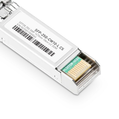 Mellanox Compatible 25GBASE-CW10 SFP28 1470nm 10km Duplex LC Transceiver Module for SMF SFPS