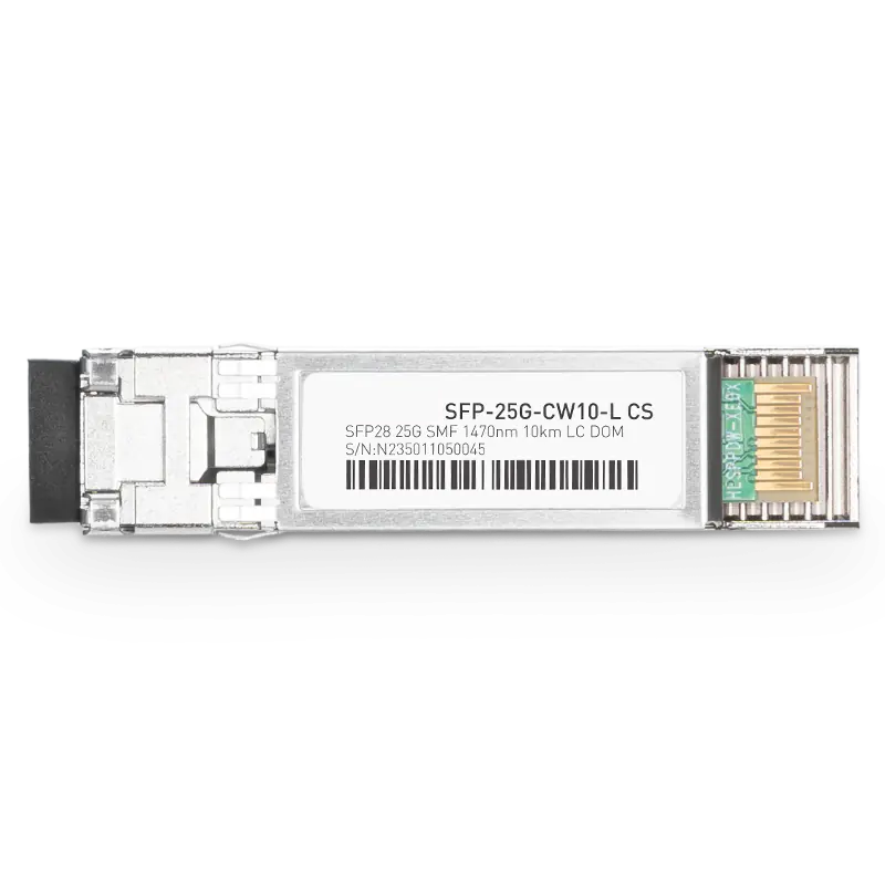 Cisco CWDM-SFP25G-1550-10 Compatible 25GBASE-CW10-L SFP28 1550nm 10km Duplex LC Transceiver Module for SMF SFPS